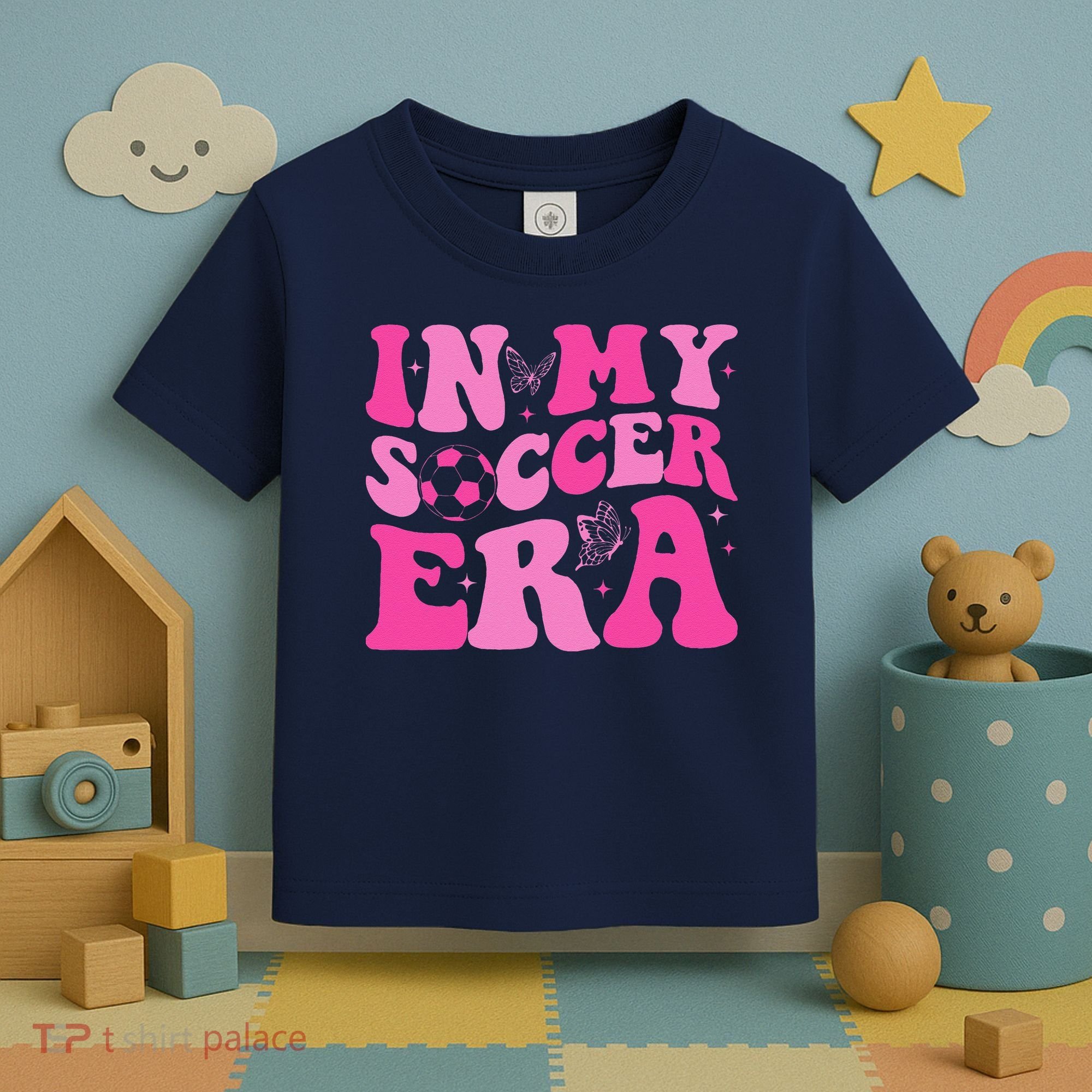 Groovy In My Soccer Era Soccer Player Toddler T-Shirt