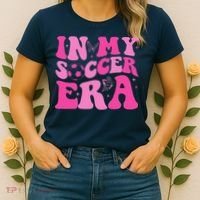 Groovy In My Soccer Era Soccer Player Women's T-Shirt thumb 2