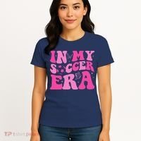 Groovy In My Soccer Era Soccer Player Women's T-Shirt thumb 4