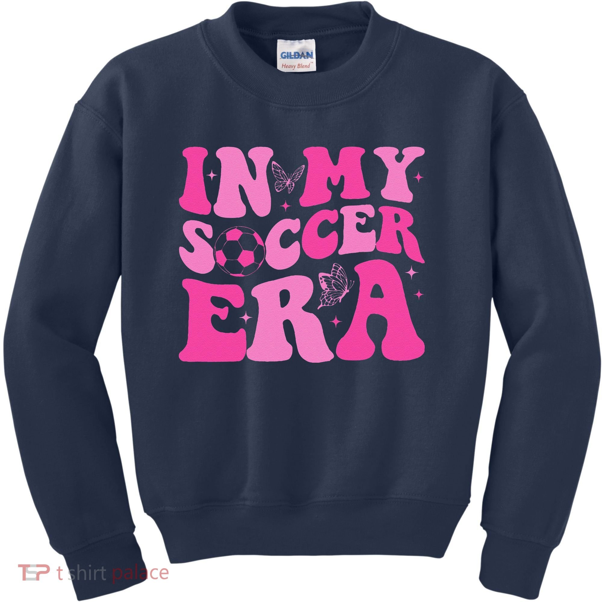 Groovy In My Soccer Era Soccer Player Kids Sweatshirt
