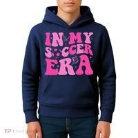 Groovy In My Soccer Era Soccer Player Kids Hoodie thumb 4