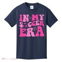 Groovy In My Soccer Era Soccer Player Kids T-Shirt thumb 0
