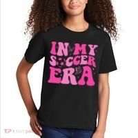 Groovy In My Soccer Era Soccer Player Kids T-Shirt thumb 2