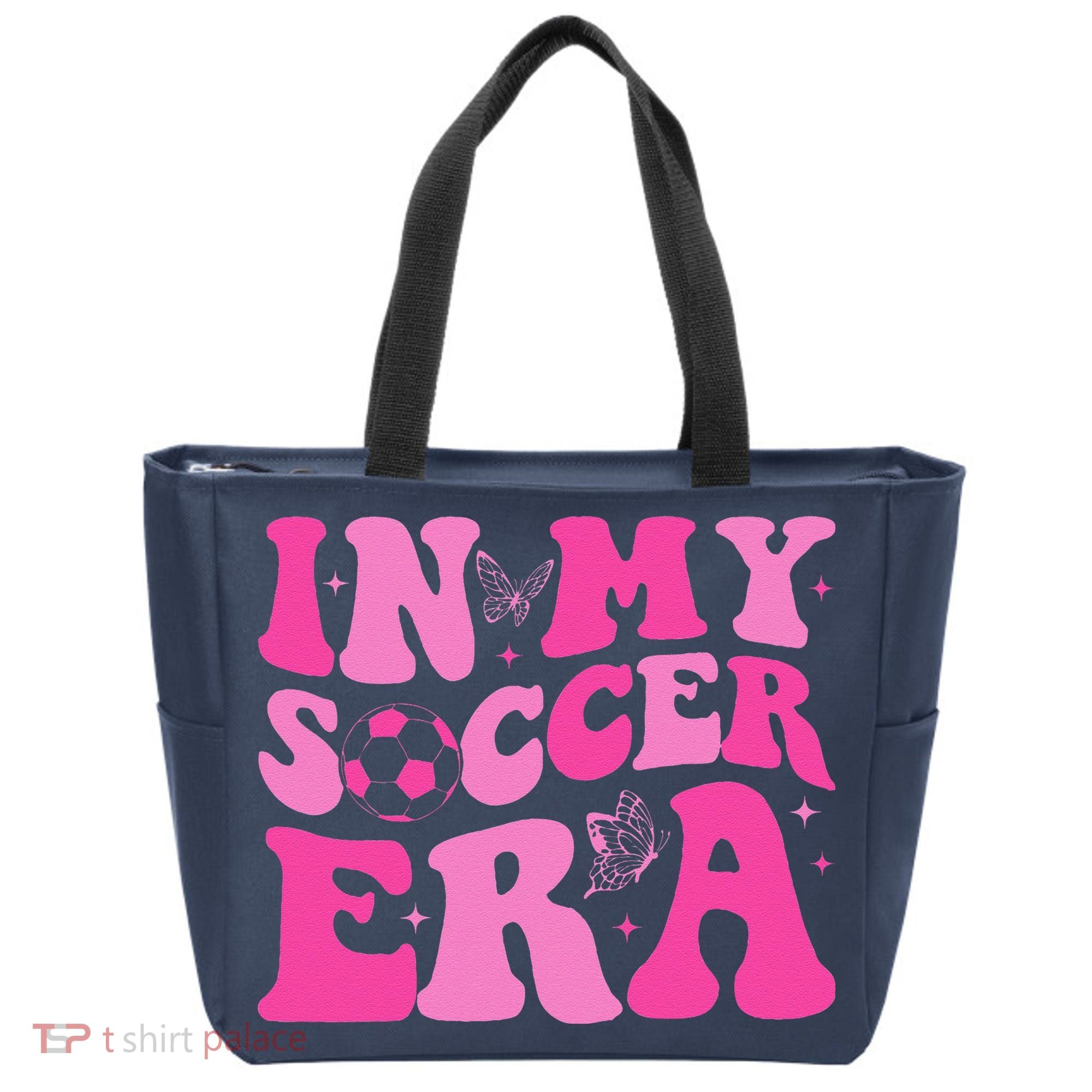 Groovy In My Soccer Era Soccer Player Tote Bag