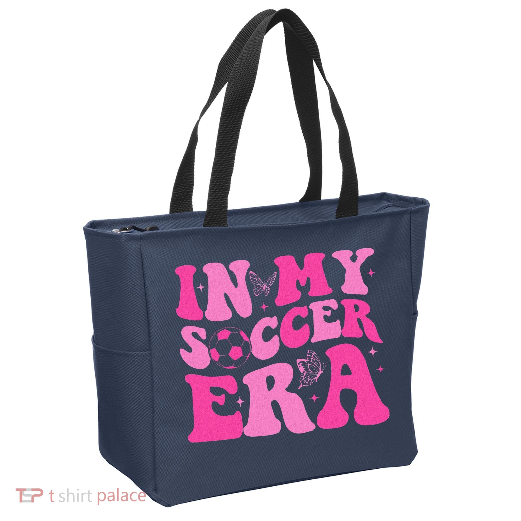 Groovy In My Soccer Era Soccer Player Tote Bag