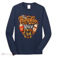 Groovy In My Pumpkin Spice Era Pumpkin Spice Fall Autumn Long Sleeve Shirt thumb 0