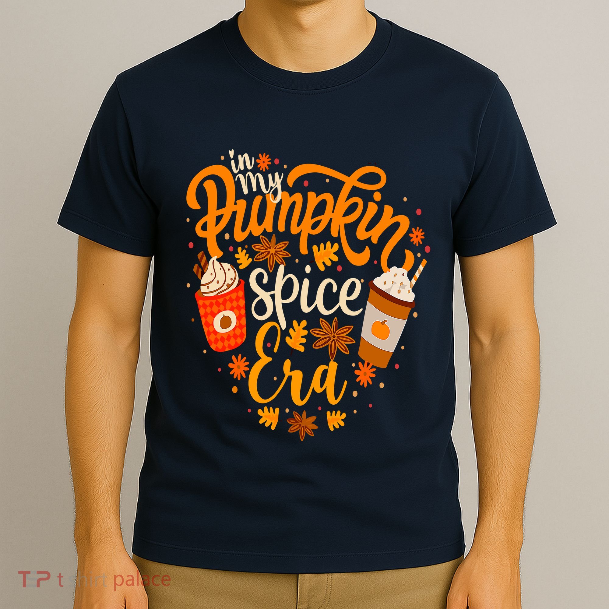 Groovy In My Pumpkin Spice Era Pumpkin Spice Fall Autumn T-Shirt