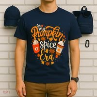 Groovy In My Pumpkin Spice Era Pumpkin Spice Fall Autumn T-Shirt thumb 6