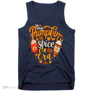 Groovy In My Pumpkin Spice Era Pumpkin Spice Fall Autumn Tank Top