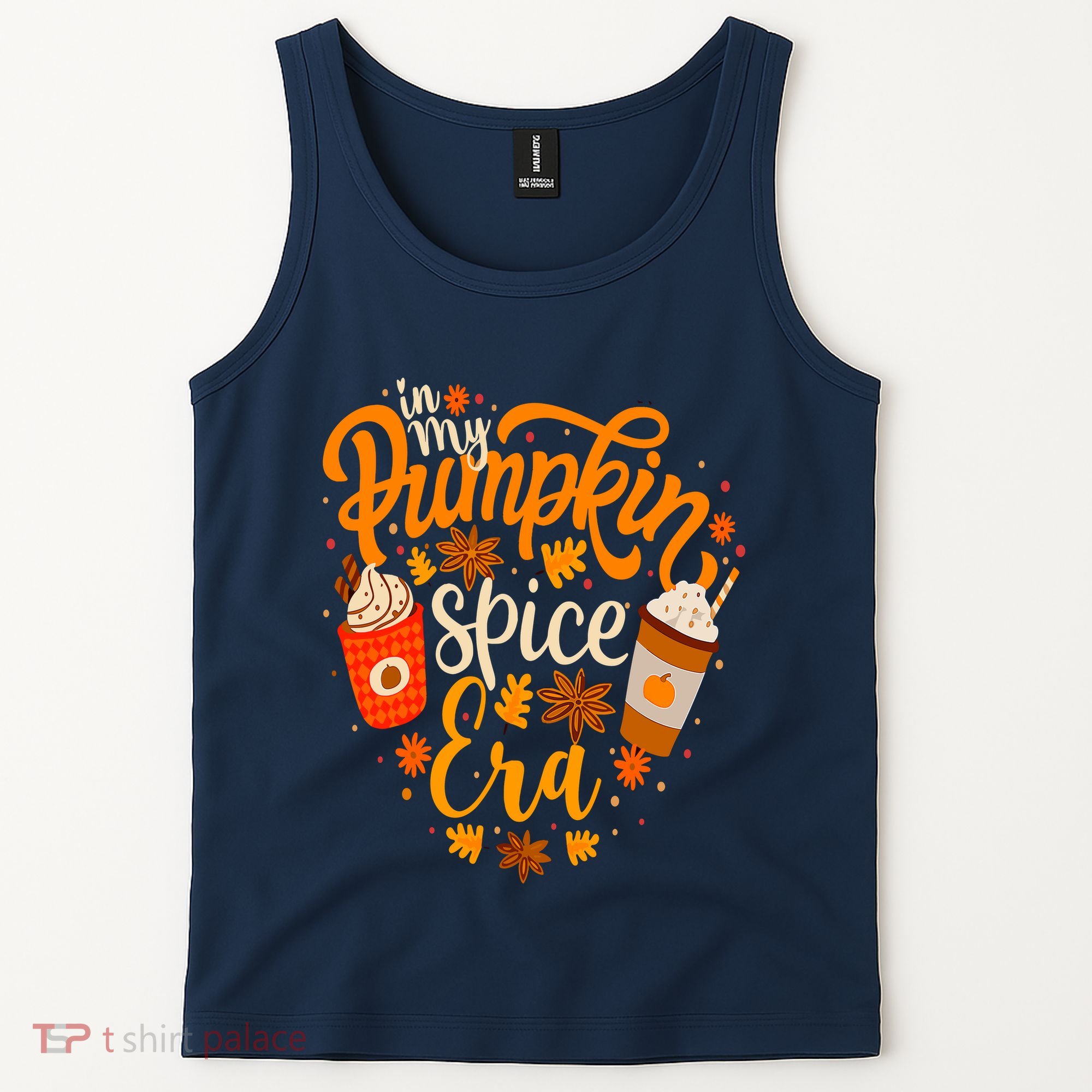 Groovy In My Pumpkin Spice Era Pumpkin Spice Fall Autumn Tank Top