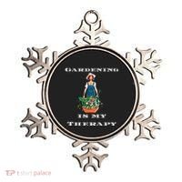 Gardening Is My Therapy Cute Gardener Plant Lover Ornament thumb 0