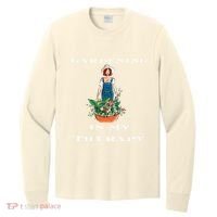 Gardening Is My Therapy Cute Gardener Plant Lover Long Sleeve Shirt thumb 0
