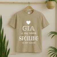 Gia Is My Name Funny Graphic Gifts For Gia Grandma T-Shirt thumb 2