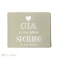 Gia Is My Name Funny Graphic Gifts For Gia Grandma Mousepad thumb 0