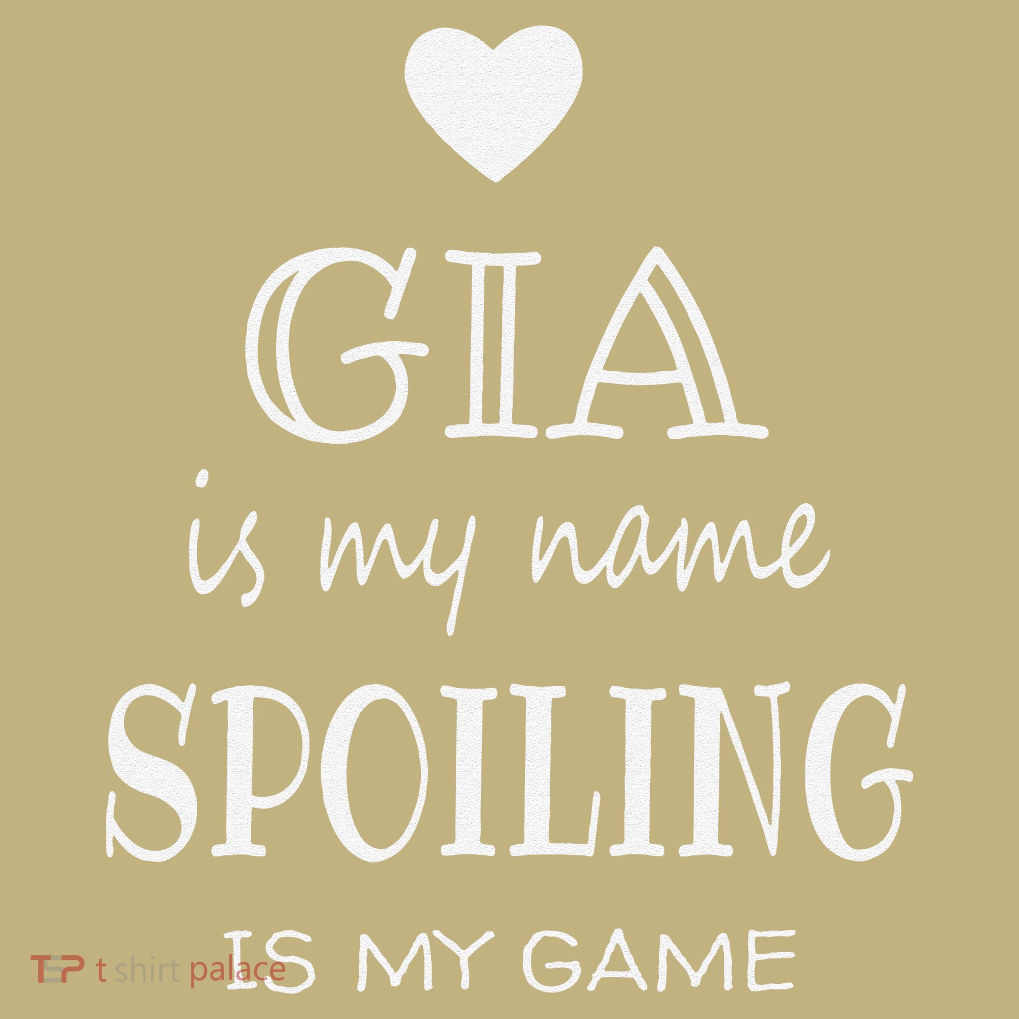 Gia Is My Name Funny Graphic Gifts For Gia Grandma Mousepad