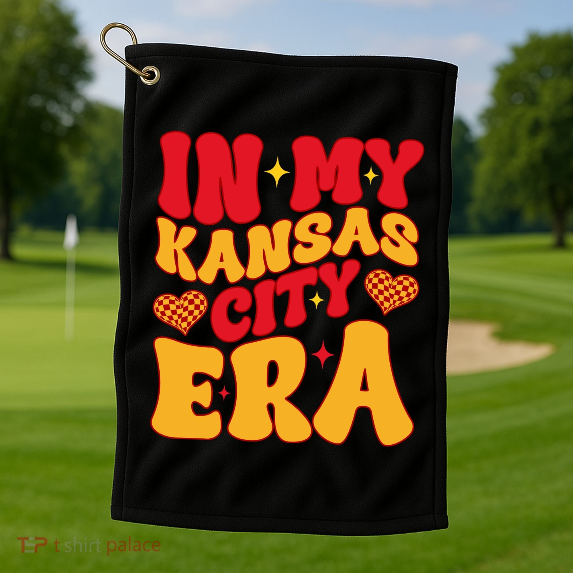 Groovy In My Kansas City Era Golf Towel