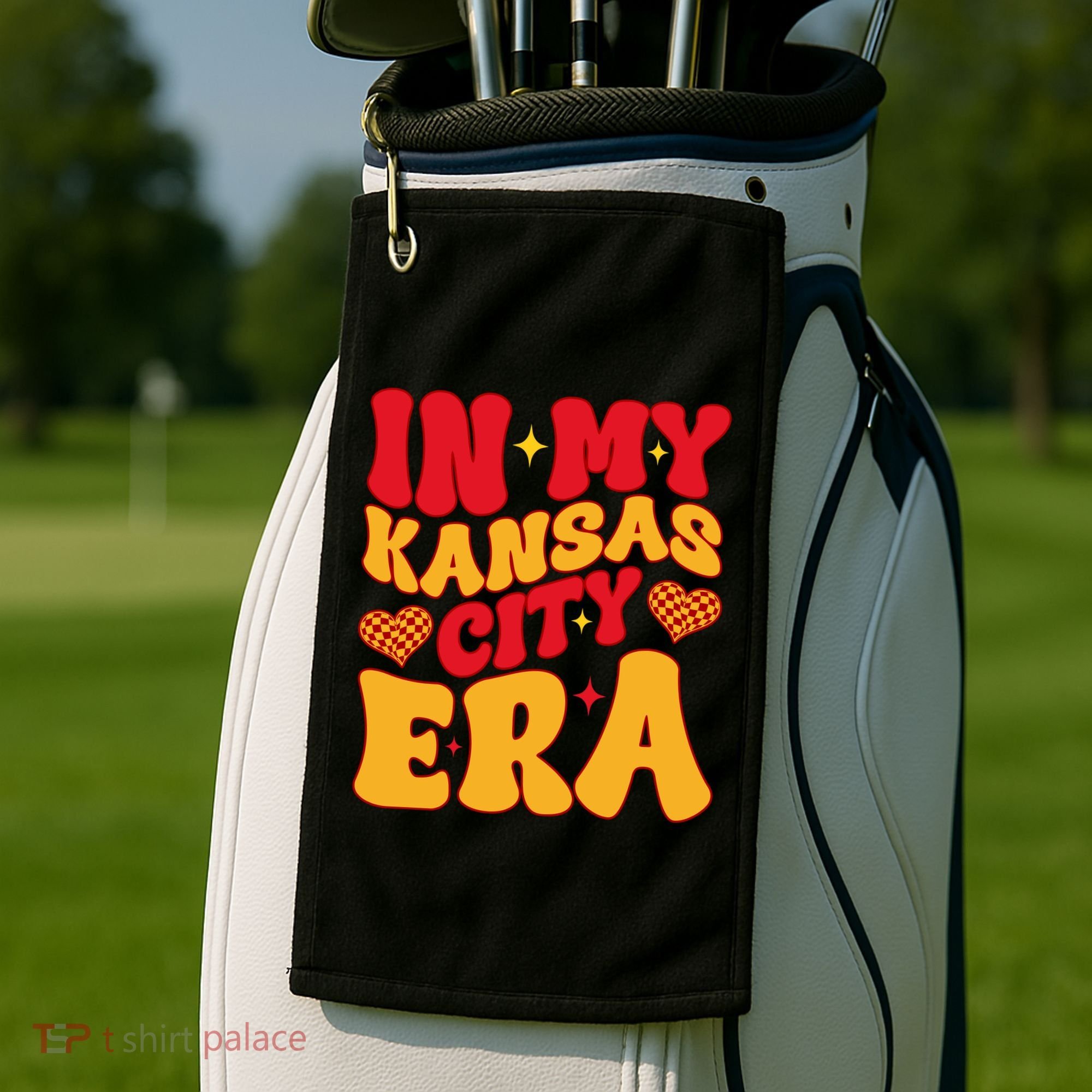 Groovy In My Kansas City Era Golf Towel