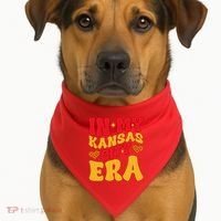 Groovy In My Kansas City Era USA-Made Doggie Bandana thumb 1
