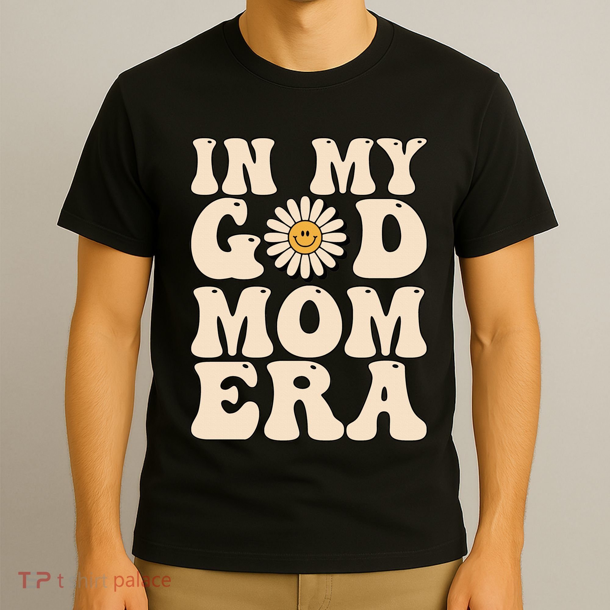 Groovy In My Godmother Era Godmama Era Godmom Era T-Shirt