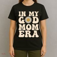 Groovy In My Godmother Era Godmama Era Godmom Era T-Shirt thumb 4