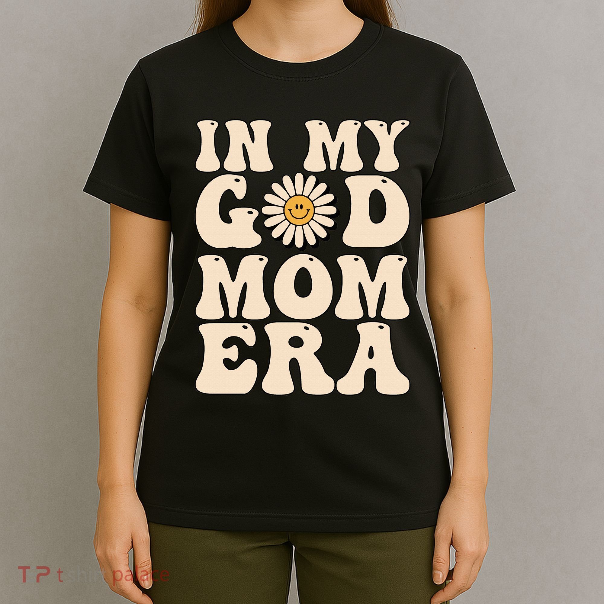 Groovy In My Godmother Era Godmama Era Godmom Era T-Shirt