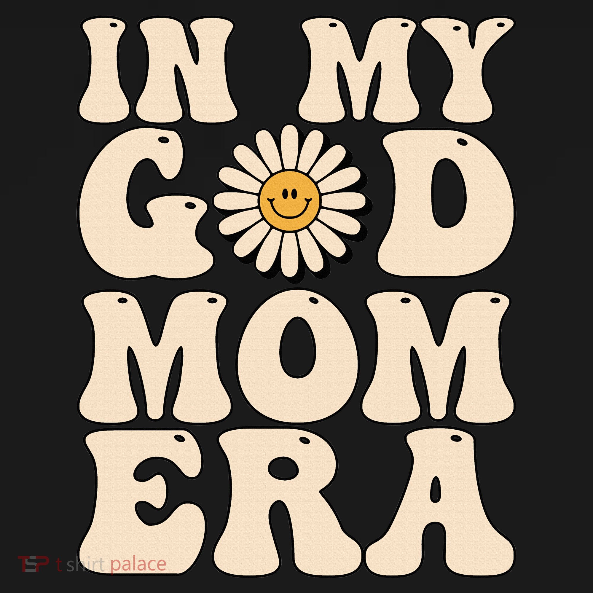 Groovy In My Godmother Era Godmama Era Godmom Era T-Shirt