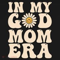 Groovy In My Godmother Era Godmama Era Godmom Era Women's Hoodie thumb 2
