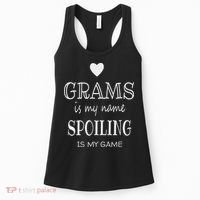 Grams Is My Name Funny Grams Gifts For Grams Grandma Women's Tank Top thumb 0
