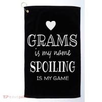 Grams Is My Name Funny Grams Gifts For Grams Grandma Golf Towel thumb 0