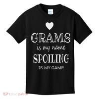 Grams Is My Name Funny Grams Gifts For Grams Grandma Kids T-Shirt thumb 0