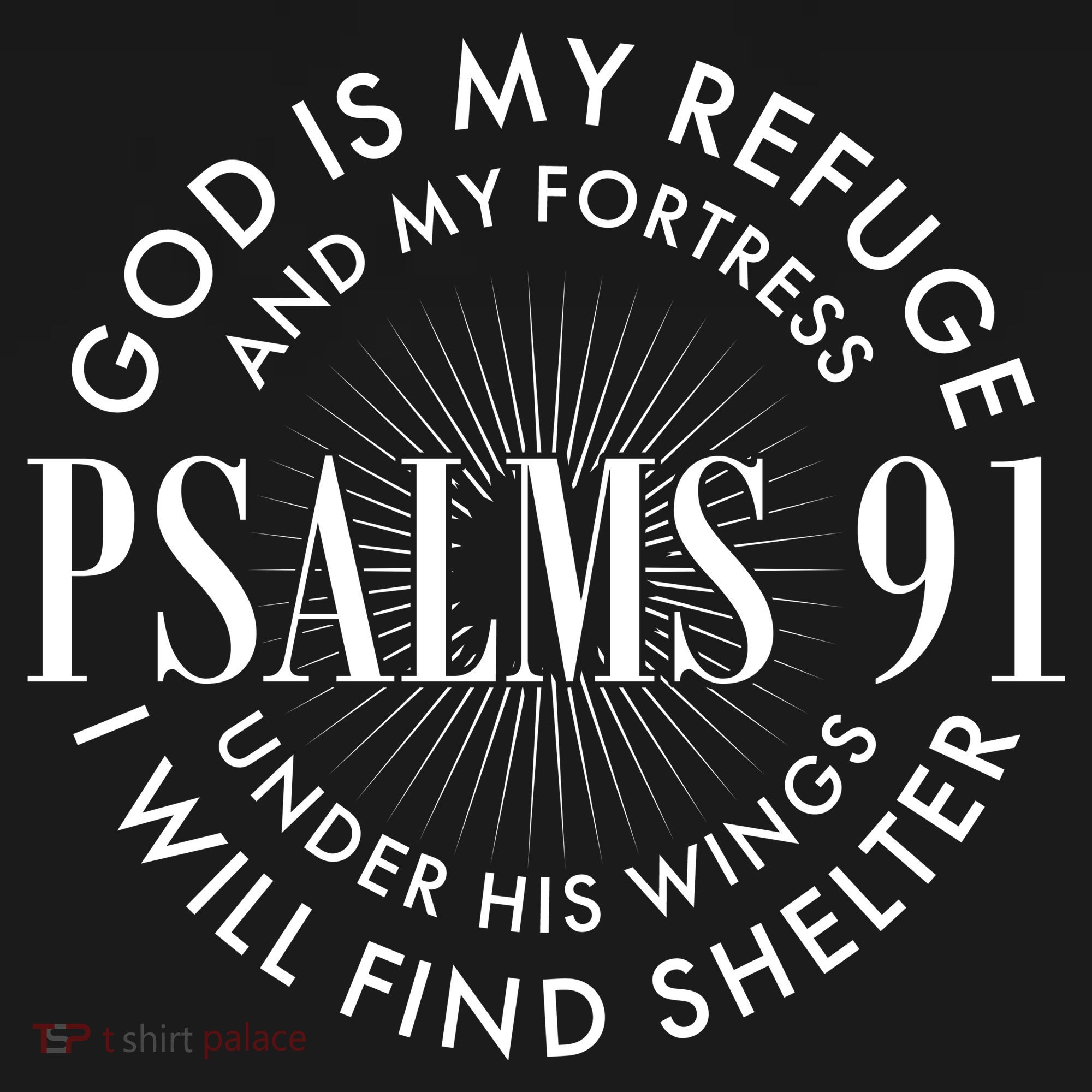 God Is My Refuge And My Fortress Psalms 91 Toddler Hoodie