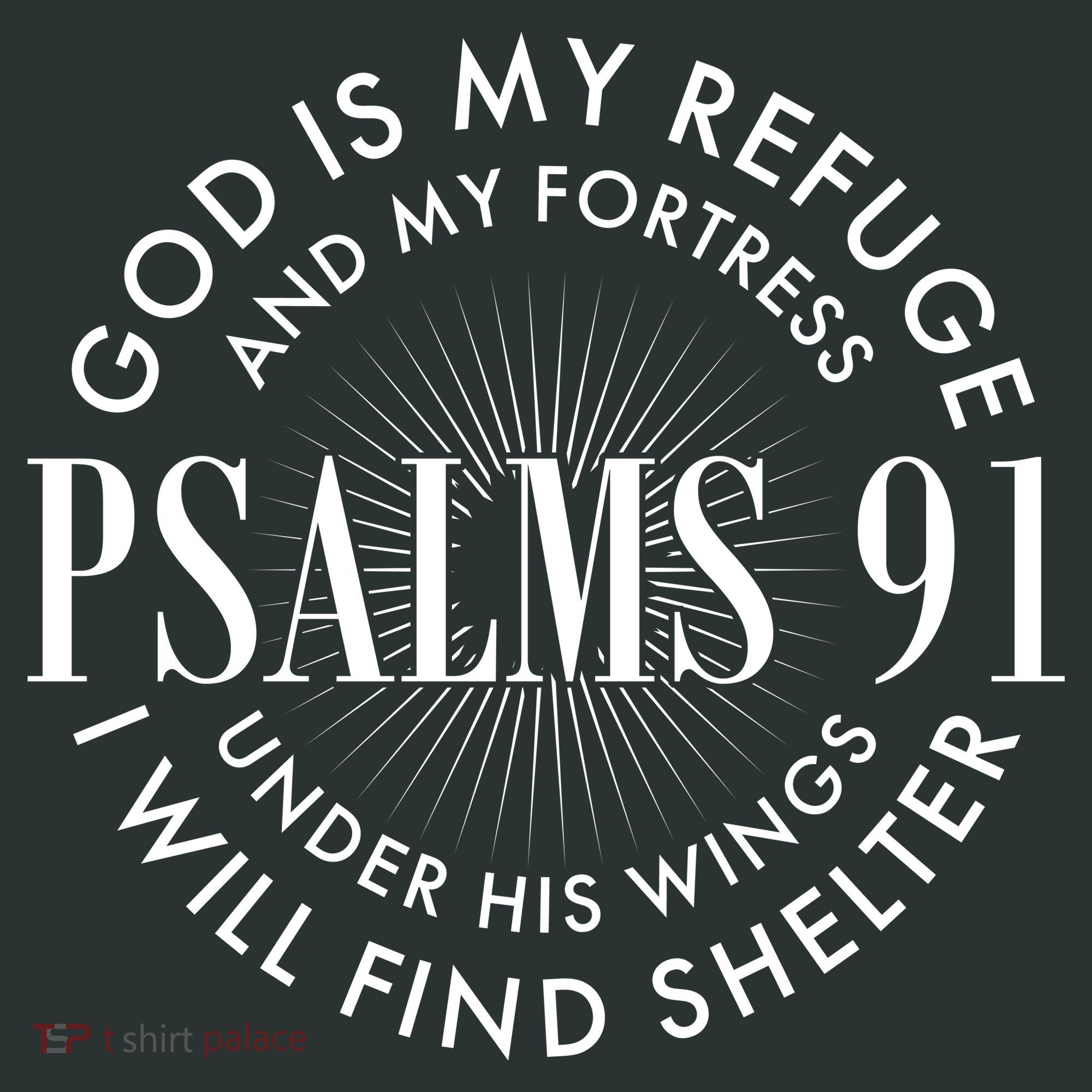 God Is My Refuge And My Fortress Psalms 91 Mousepad