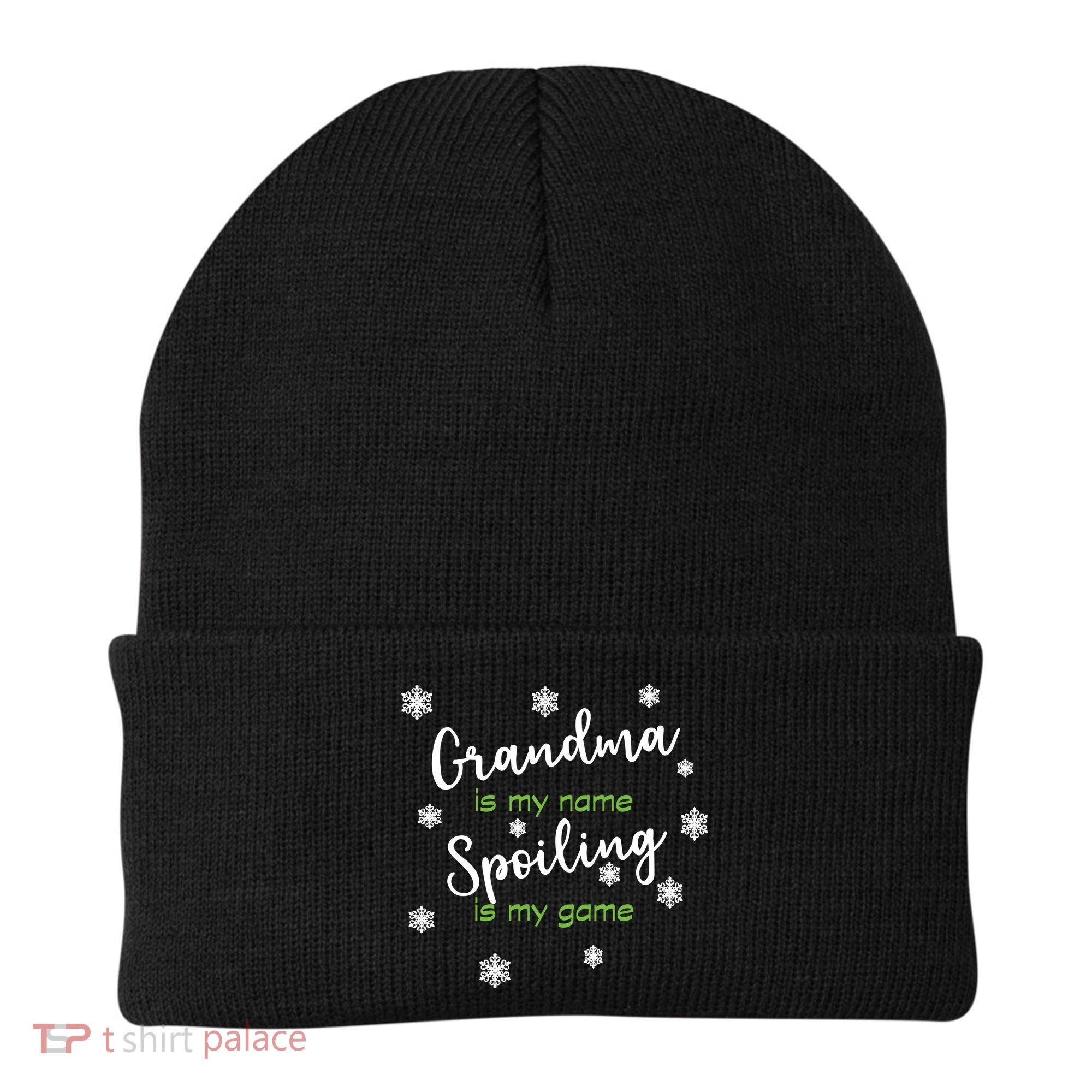 Grandma Is My Name Spoiling Is My Game Beanie