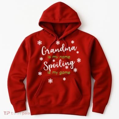 Grandma Is My Name Spoiling Is My Game Hoodie