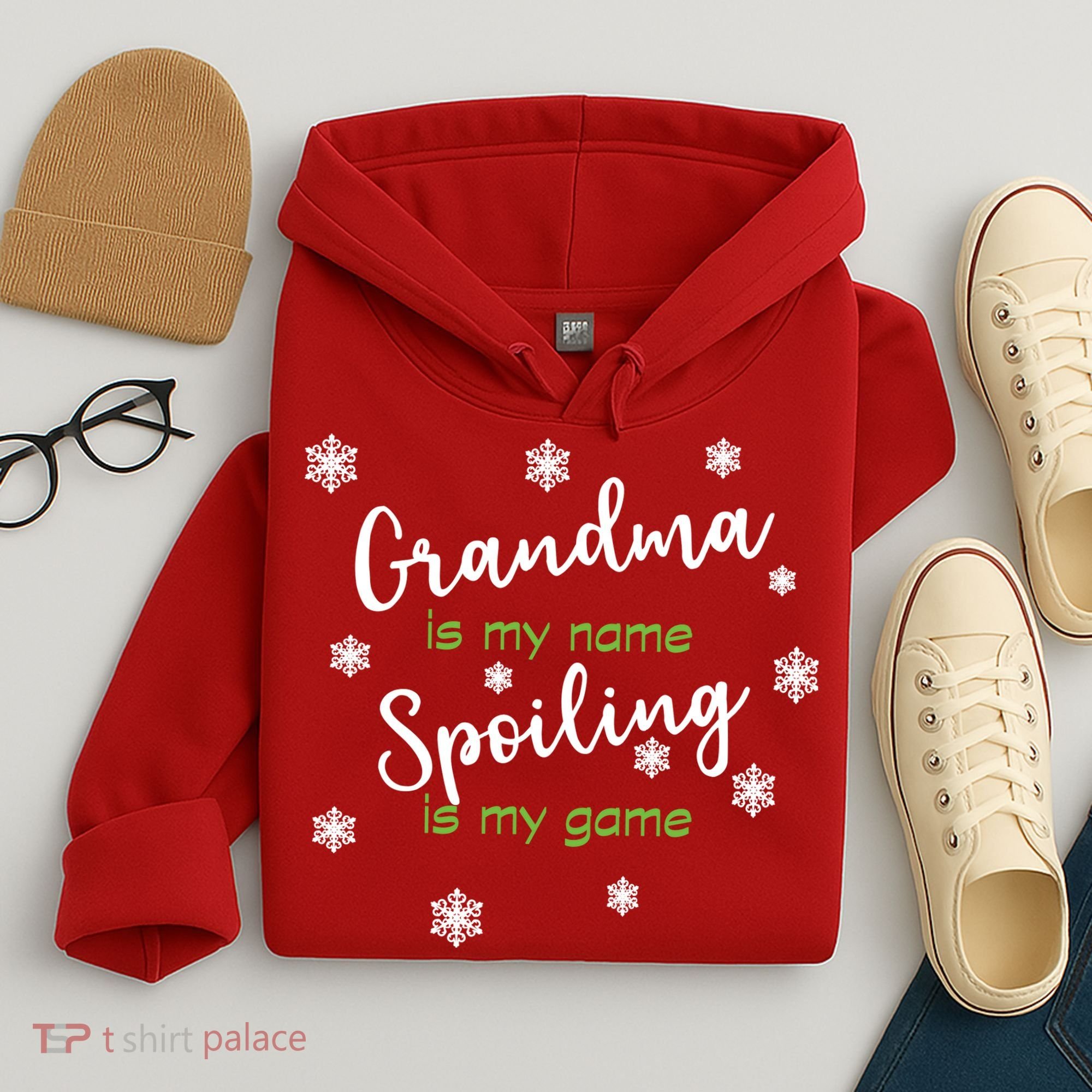 Grandma Is My Name Spoiling Is My Game Hoodie