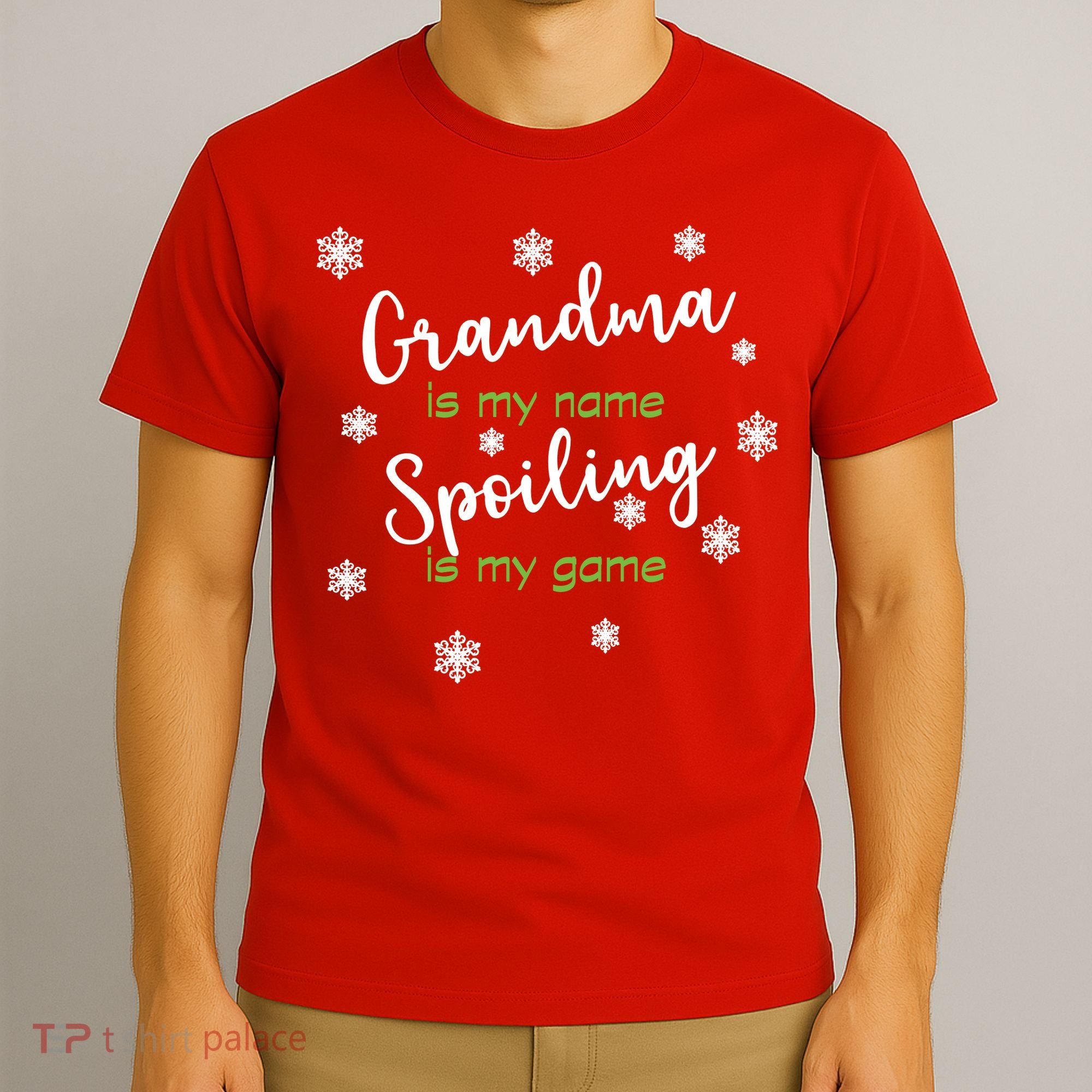 Grandma Is My Name Spoiling Is My Game T-Shirt