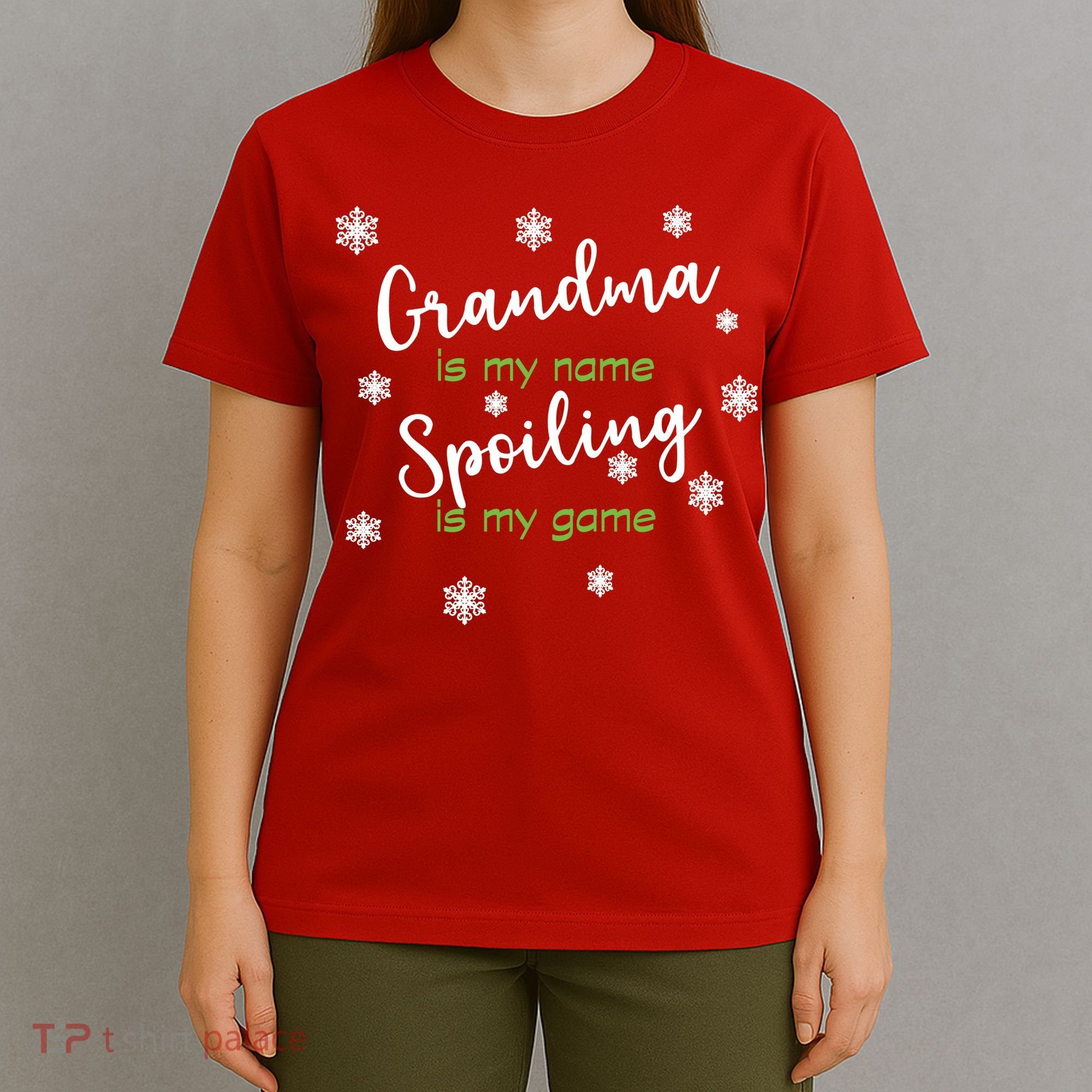 Grandma Is My Name Spoiling Is My Game T-Shirt