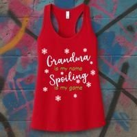 Grandma Is My Name Spoiling Is My Game Women's Tank Top thumb 3