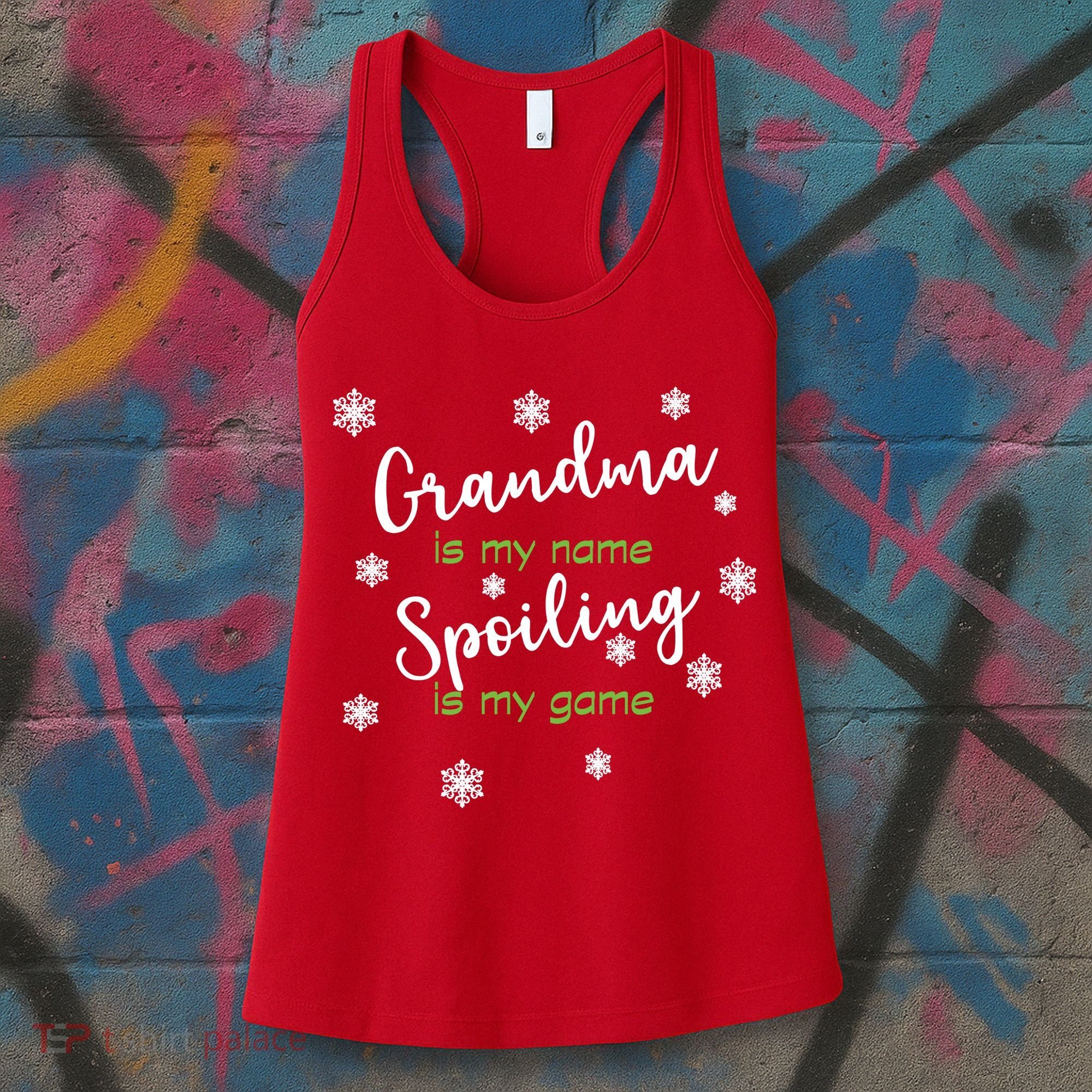 Grandma Is My Name Spoiling Is My Game Women's Tank Top