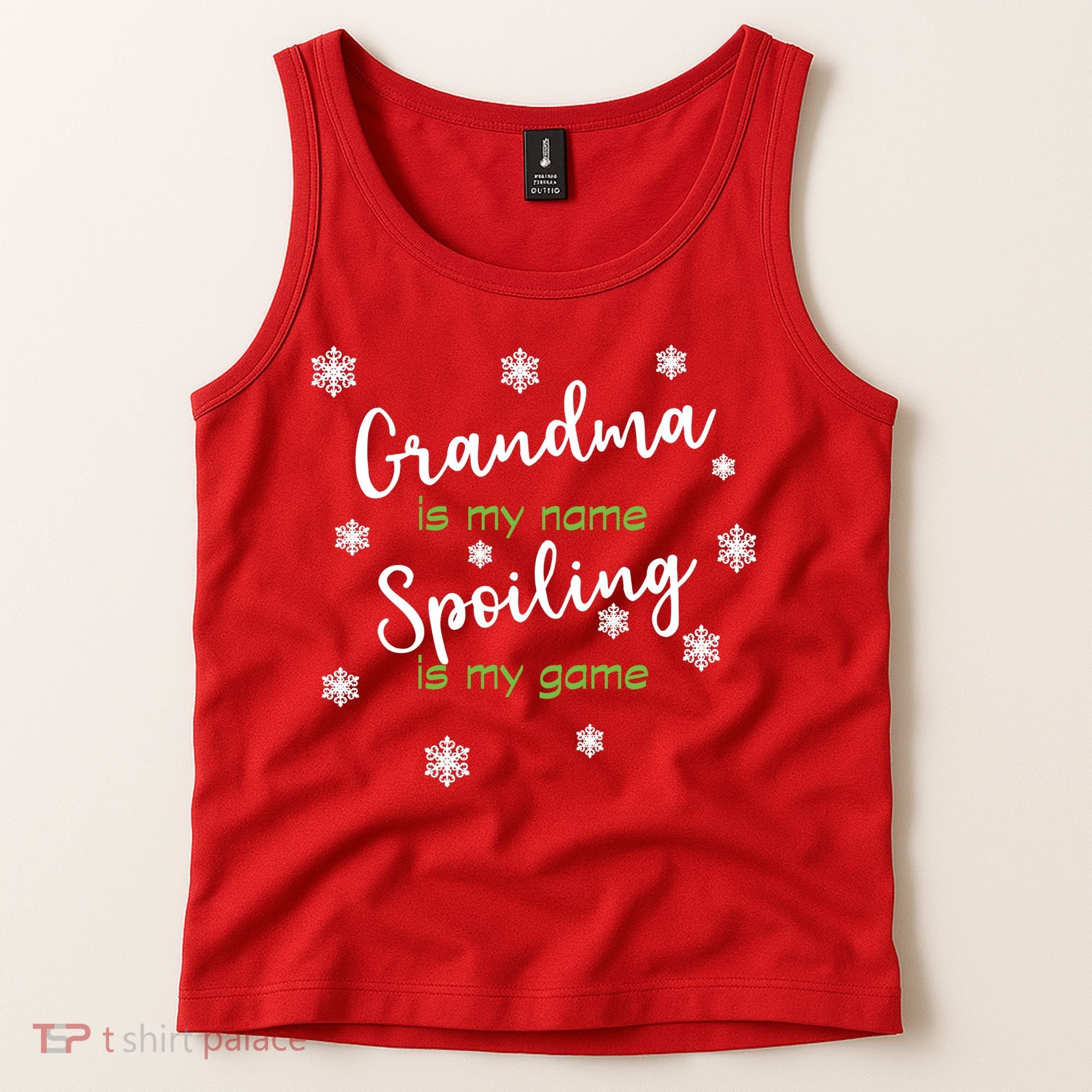 Grandma Is My Name Spoiling Is My Game Tank Top