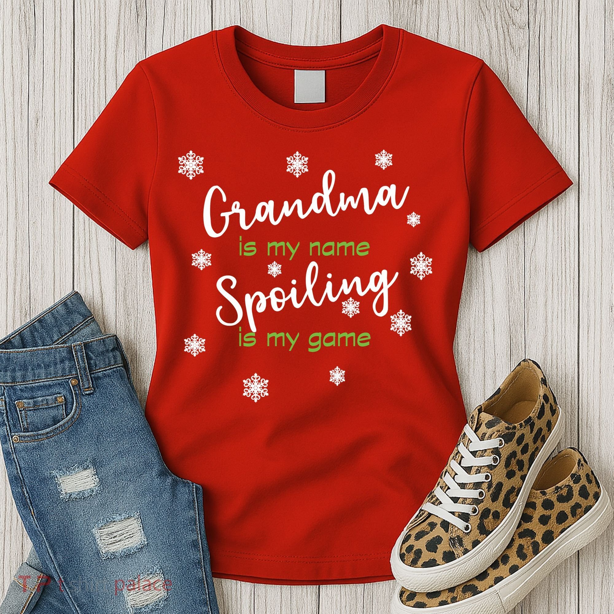 Grandma Is My Name Spoiling Is My Game Women's T-Shirt