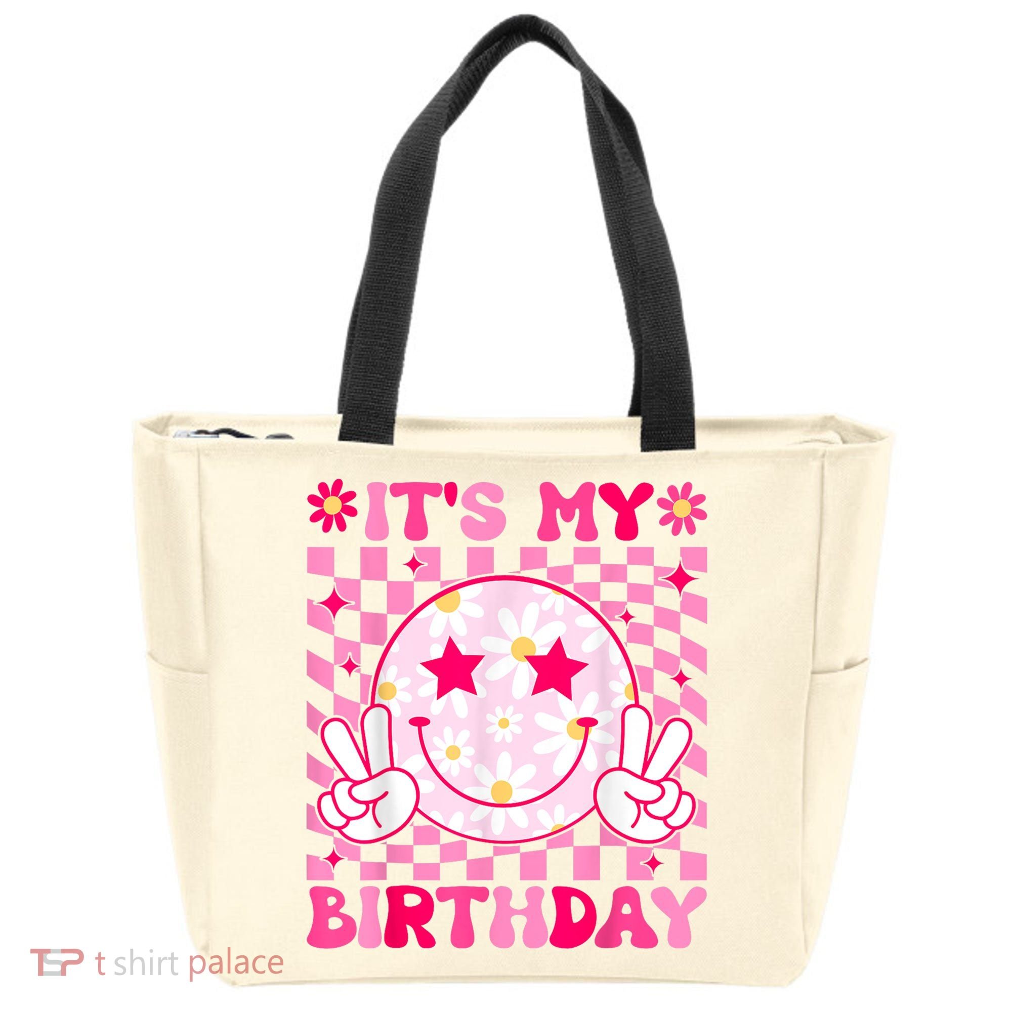 Groovy Its My Birthday Tote Bag