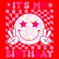 Groovy Its My Birthday Santa Hat thumb 1