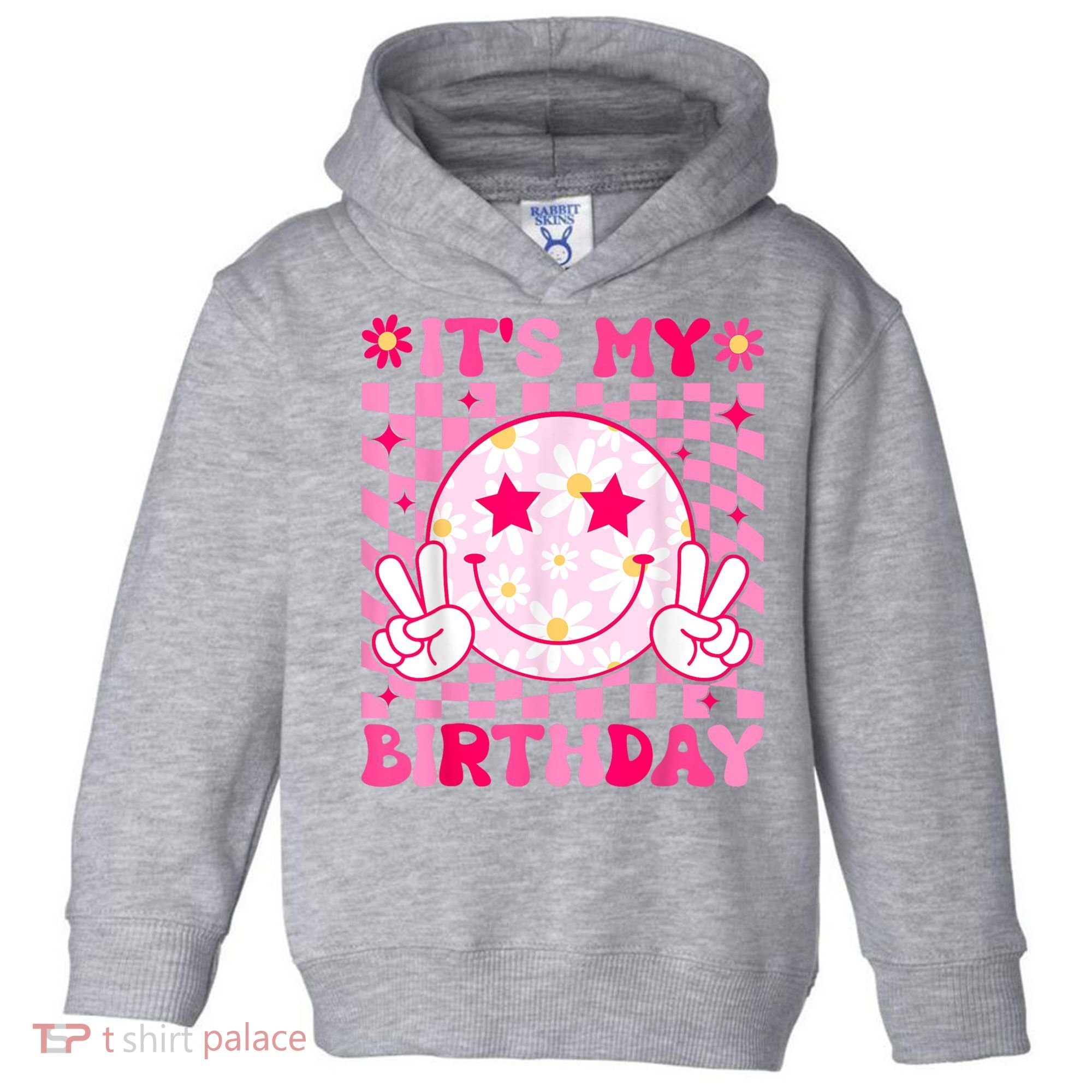 Groovy Its My Birthday Toddler Hoodie