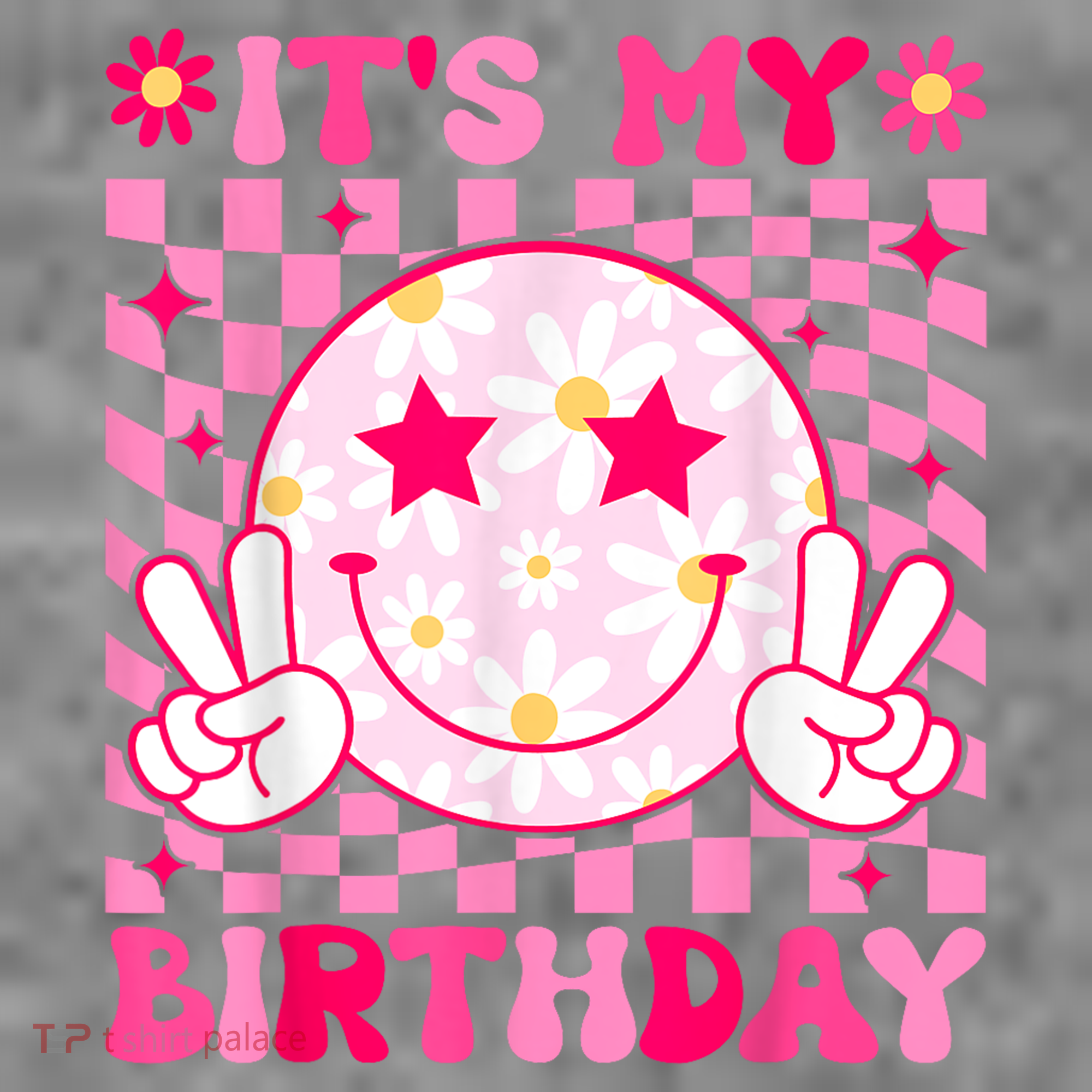 Groovy Its My Birthday Toddler Hoodie