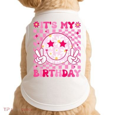 Groovy Its My Birthday Doggie Tank
