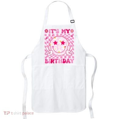 Groovy Its My Birthday Apron