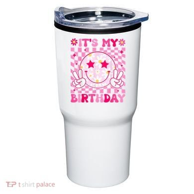 Groovy Its My Birthday Tumbler