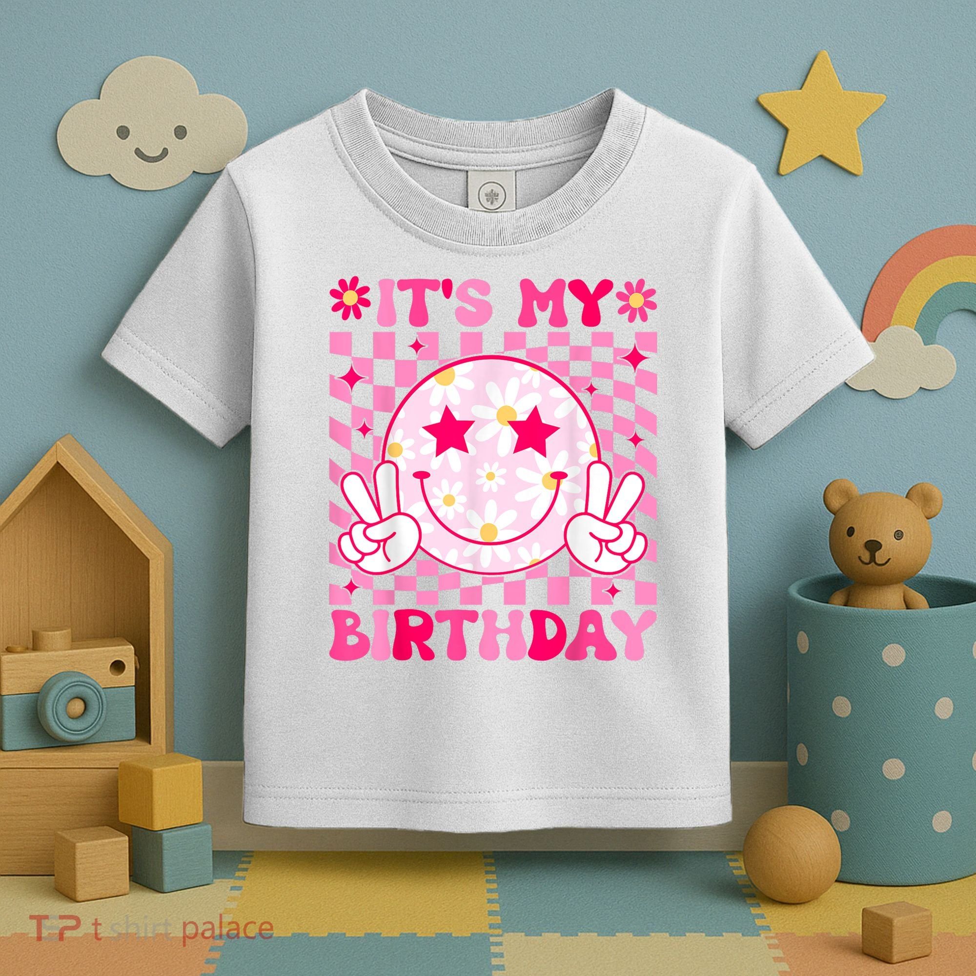 Groovy Its My Birthday Toddler T-Shirt