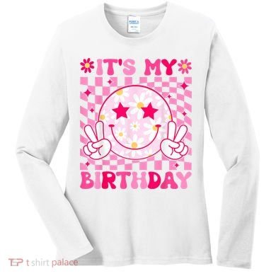 Groovy Its My Birthday Women's Long Sleeve Shirt